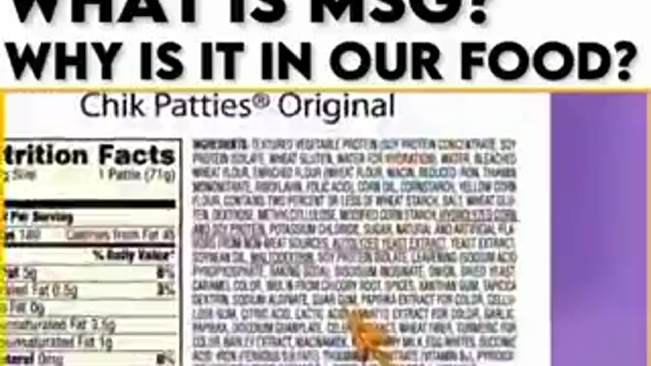 What Is MSG ?