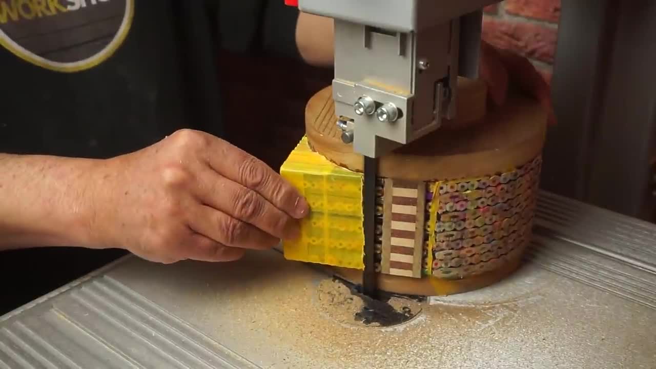 Woodturning - Stack of Pencils8