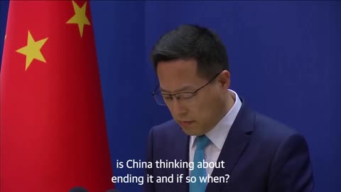 Awkward silence China official temporarily speechless after question on protests