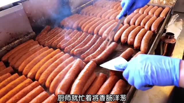 Delicious street hot dogs