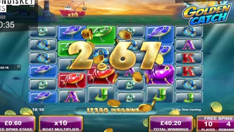 Golden Catch Slot Big Win