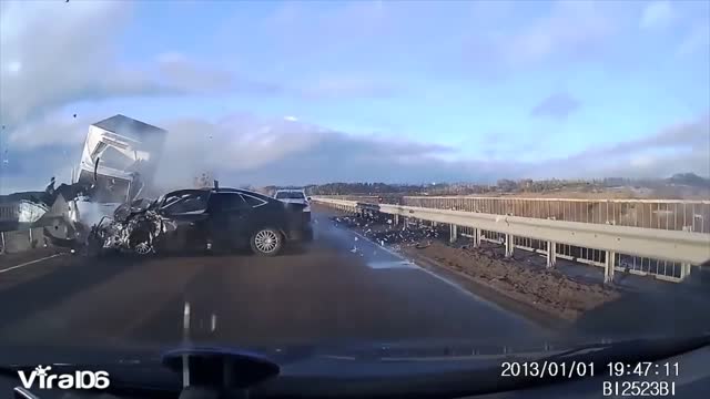 Bad Car crash in Russia