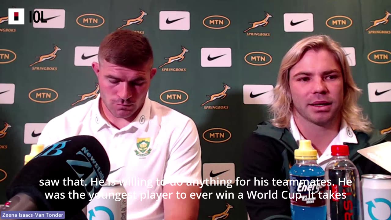 Malcolm Marx, Faf de Klerk pay tribute to retired Frans Steyn