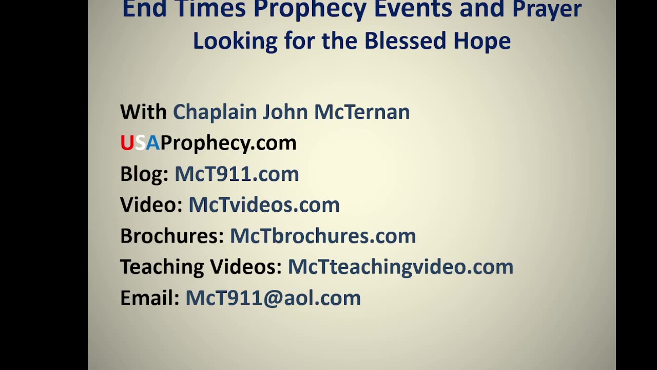 End Times Weekly Prophecy Update