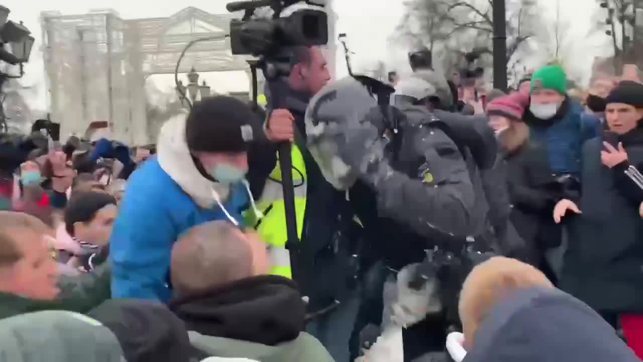 "Peaceful protesters"