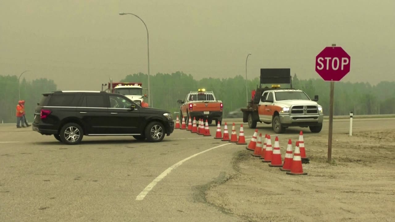 Wildfires in Canada hamper truck supply lines