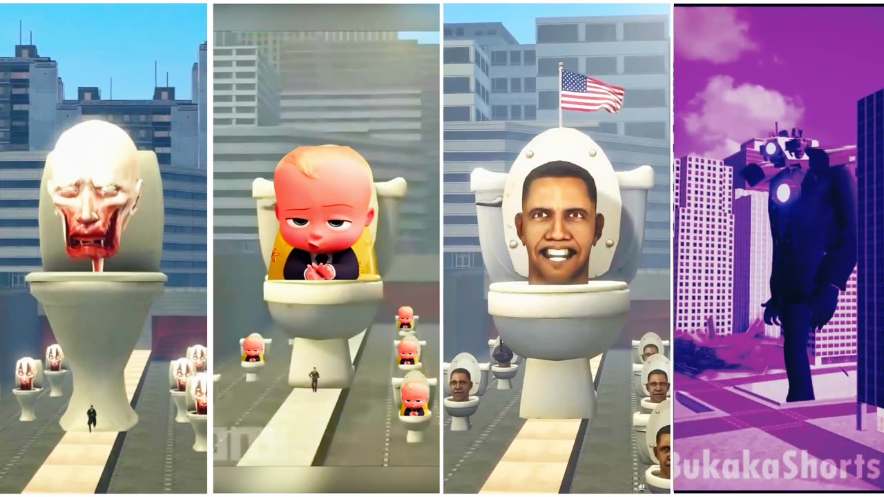 Skibidi toilet mega battle 😱