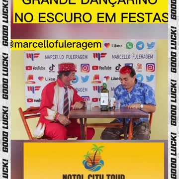 PALHAÇO FACILITA GRANDE DANÇARINO NO ESCURO EM FESTAS