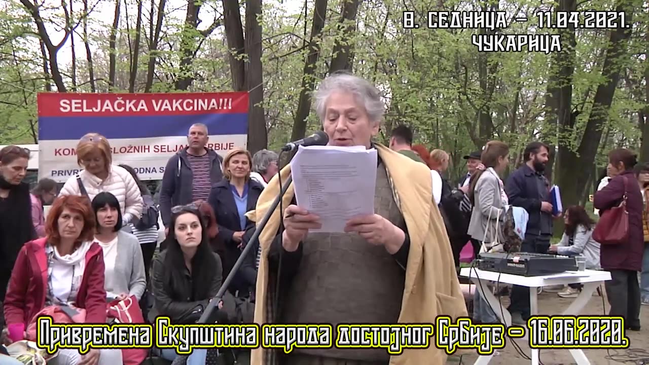 Osma Sednica privremene Skupštine naroda dostojnog Srbije - Čukarica(Beograd) - 11.04.2021.