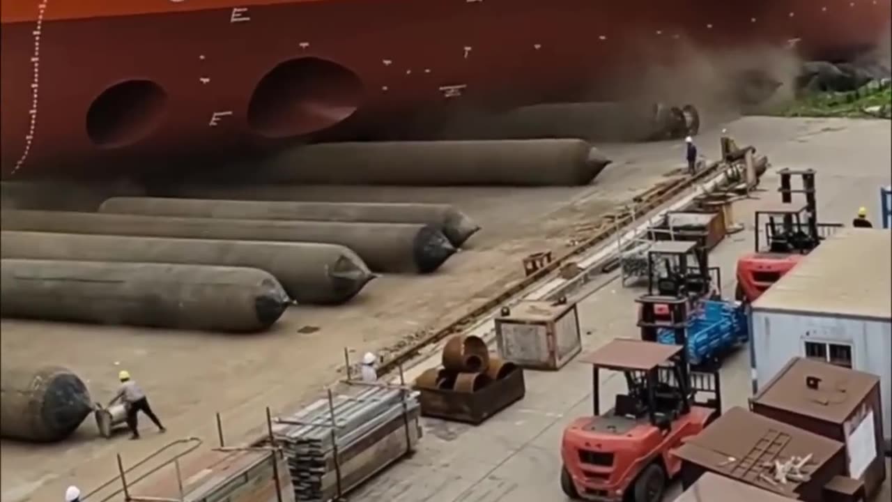 Experience the Thrills of a ''SHIP LAUNCH'' Like Never Before #shorts