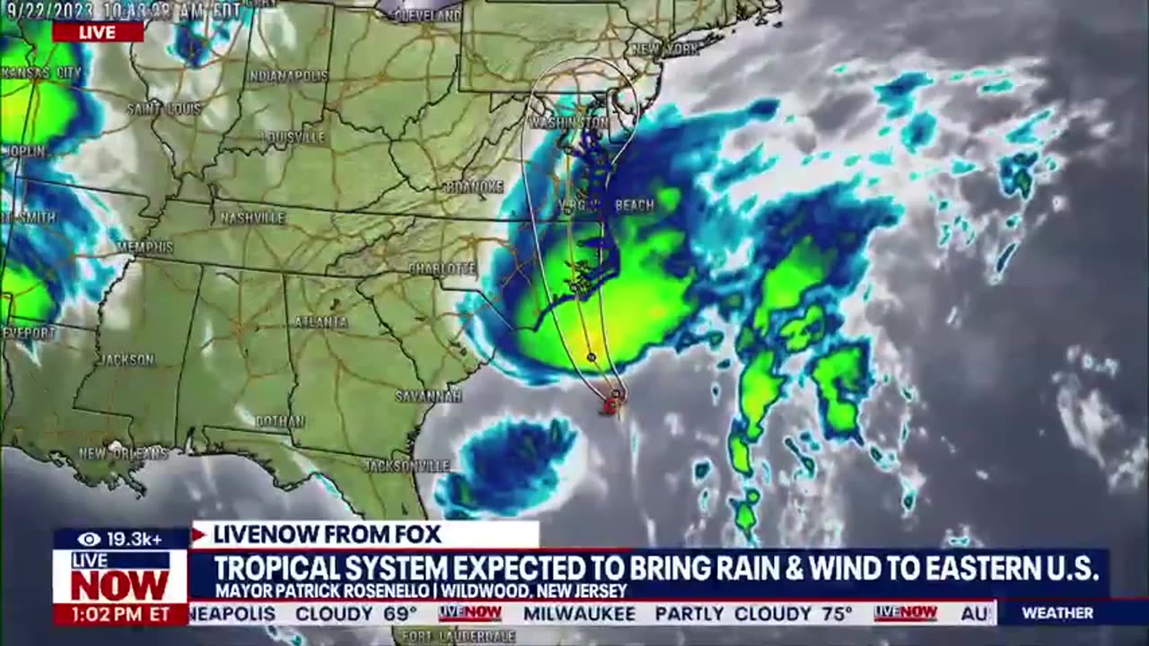 Tropical Storm Ophelia: Dangerous flooding possible along east coast | LiveNOW from FOX