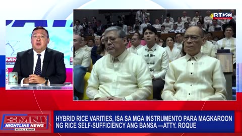 Hybrid rice varieties, instrumento para magkaroon ng rice self-sufficiency ang bansa —Atty. Roque