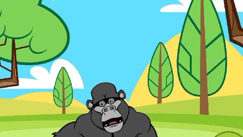 Gorila song Cartoon short video