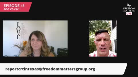 NEW SHOW! Freedom Matters Podcast #3- Chris & Theresa on Critical Race Theory - TOTALITARIAN USA