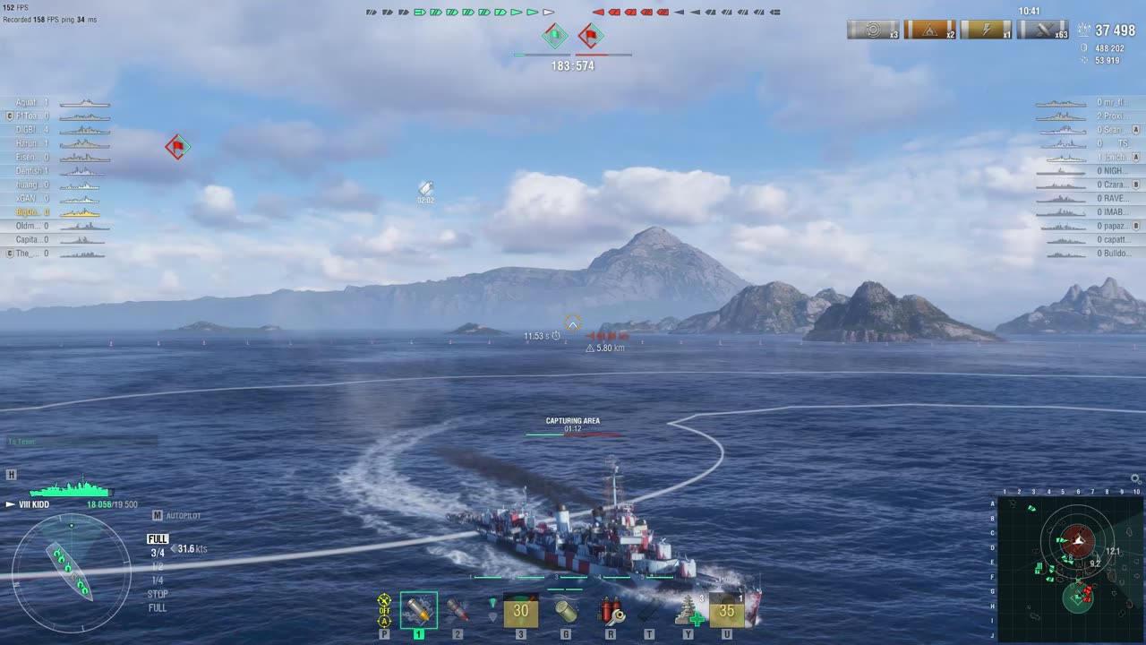 World of Warships in the Kidd