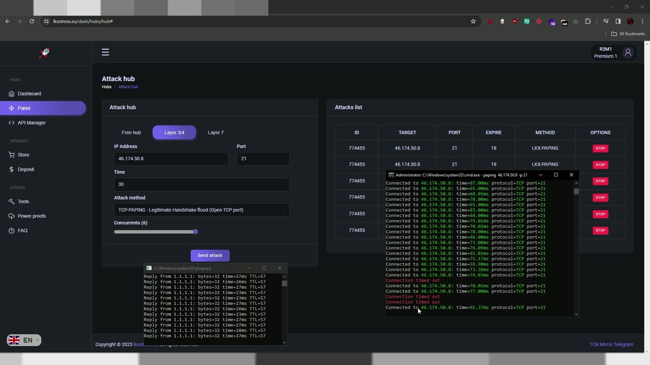 lkxstress.su - RS-MEDIA DEDICATED SERVERS DDOSED!