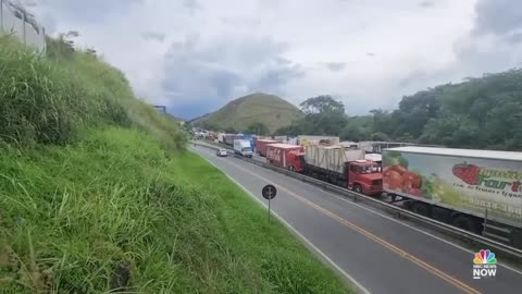 Brazilian Truckers Create Multiple Blockades In Support Of Bolsonaro