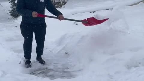 it's wintertime in Calgary and as expected we got a lot of snow