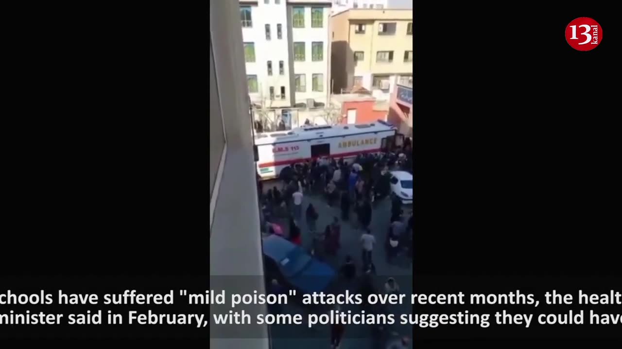 Ambulance outside school in Iran, as country says will investigate poisoning of students