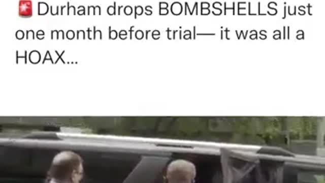 🚨Durham drops BOMBSHELLS just one month before trial— it was all a HOAX… WOAH.