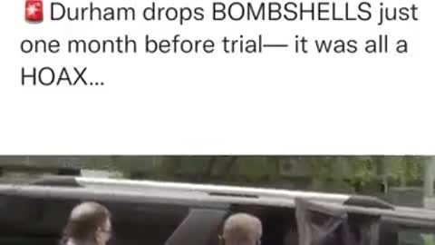 🚨Durham drops BOMBSHELLS just one month before trial— it was all a HOAX… WOAH.