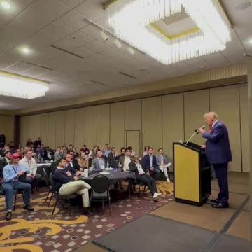 GenZ leaders loved Trump's impression of Biden getting lost on stage 🤣