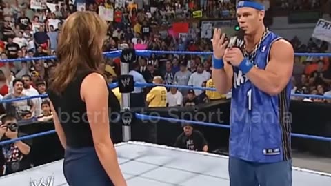 John cena SLAPS Stephanie mcmahon's A**