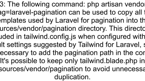 i used laravel pagination links but i got big icos lt gt call in tailwind css code