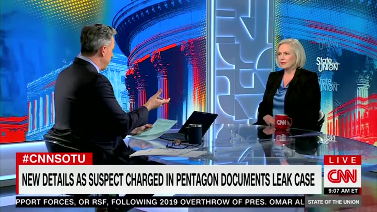 Jake Tapper Presses Dem Senator If Pentagon Leak Is A 'Failure Of The Biden Administration'