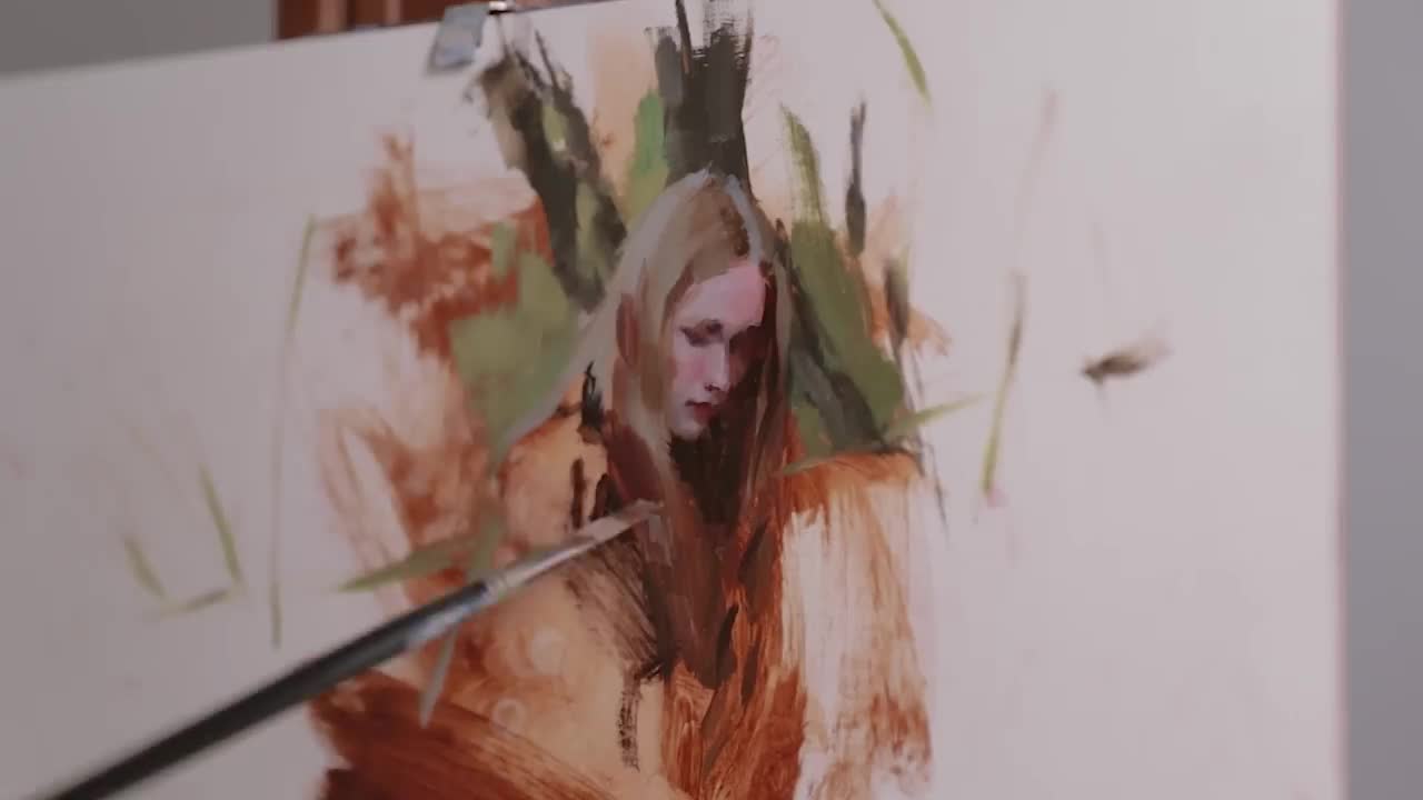 Timelapse Oil Painting Art