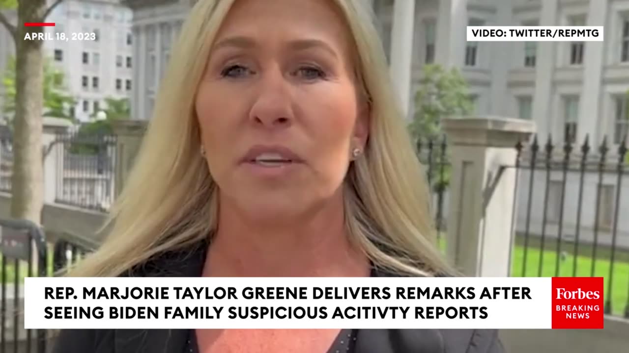 Marjorie Taylor Greene Alleges Biden Family Has Committed 'Unbelievable' Crimes