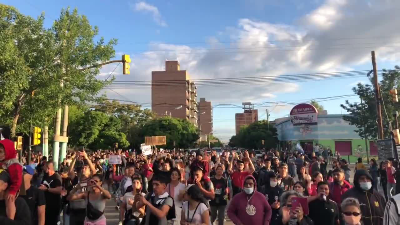 Protests In Chubat Province, Argentina