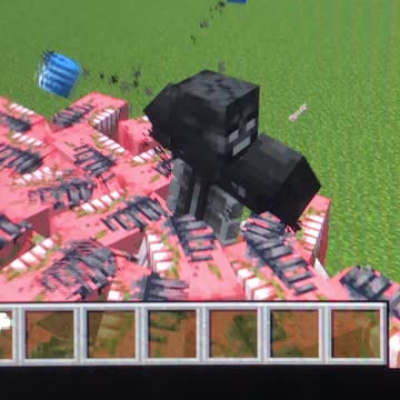 Zoglins tries hitting the wither