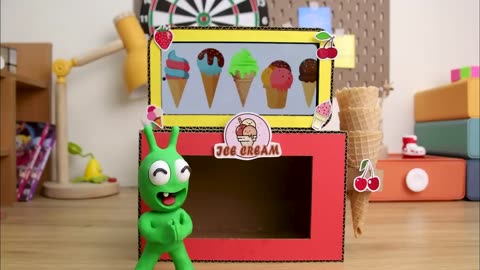 🍦 Fruit Ice Cream Song | Pea Pea Nursery Rhymes & Kids Songs
