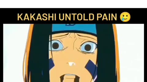 Kakashi untold pain🥺🥺🥺🥺