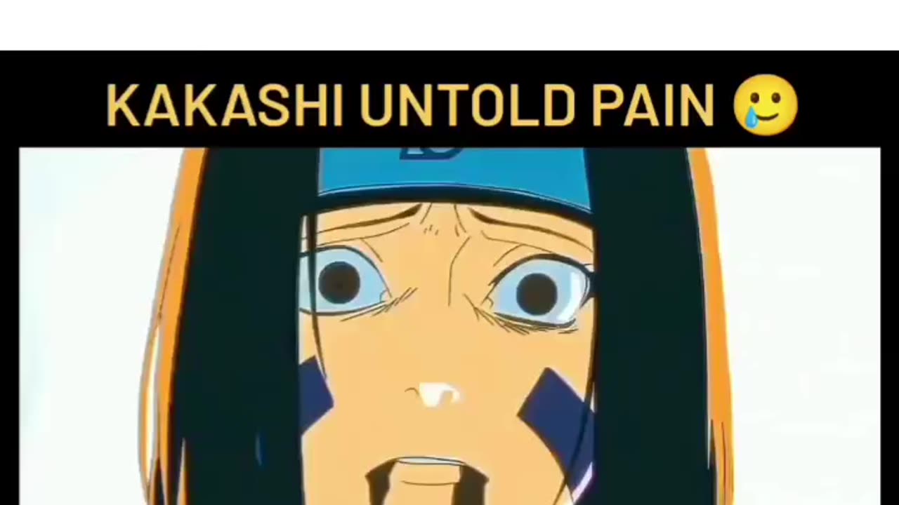Kakashi untold pain🥺🥺🥺🥺