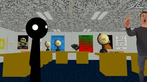 Stickman Vs Baldi's Basics in Education and Learning | Animation