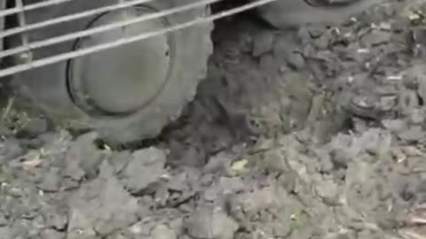 Destroyed Ukrainian personal carriers BTR-4