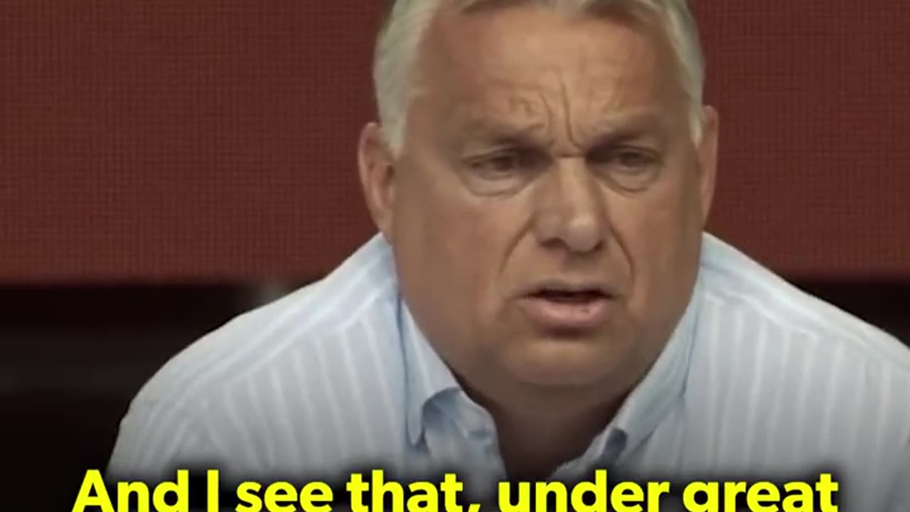 Orban points on western europe