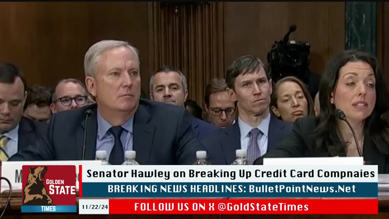 HEATED Senator Hawley Takes on Credit Card Giants in Explosive Hearing!