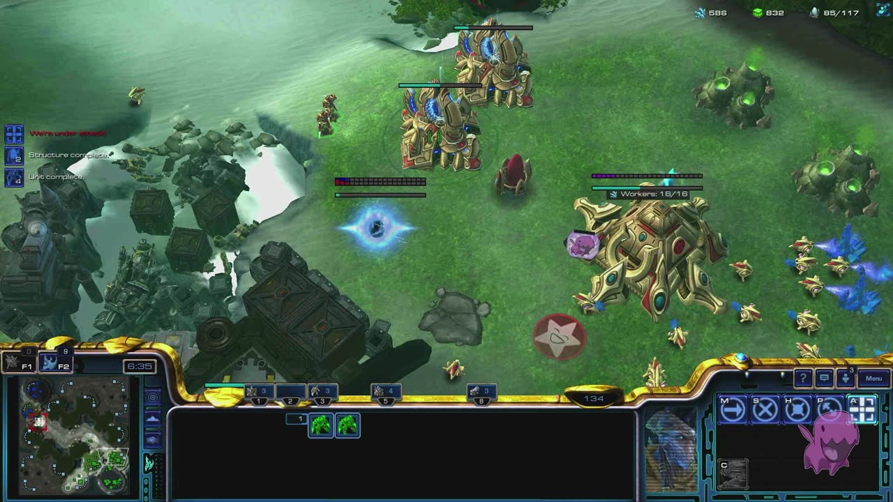 Starcraft 2 Staircase Macro Practice Protoss VS AI