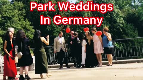 Outdoor Park wedding in Germany 2021 ! Germany Outdoor Park Wedding Ceremony 2021 !