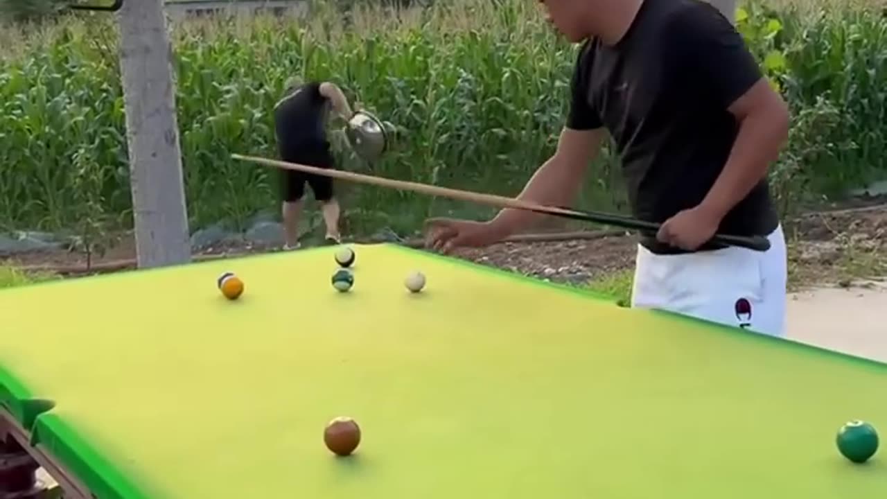 Funny video Billiards