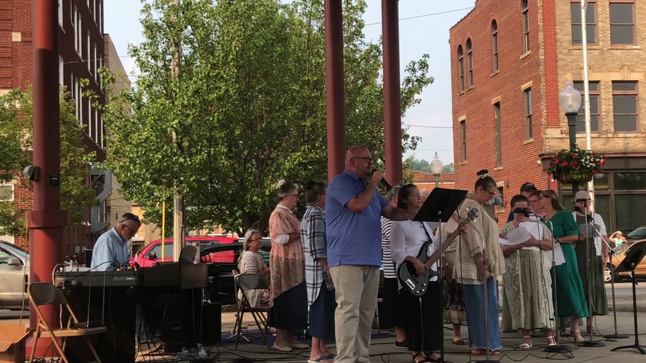 Gospel sing Ironton Framers Market 2023