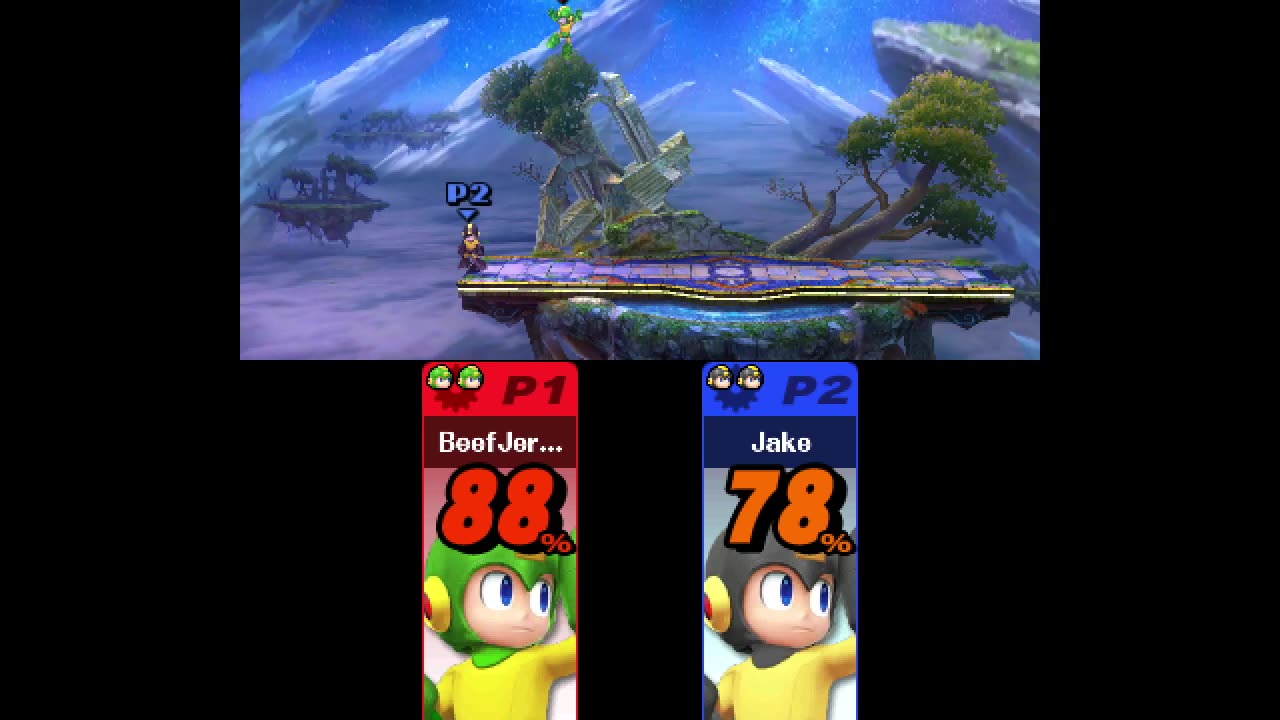 3DS video capture card test (SSB replay, 1v1 online)