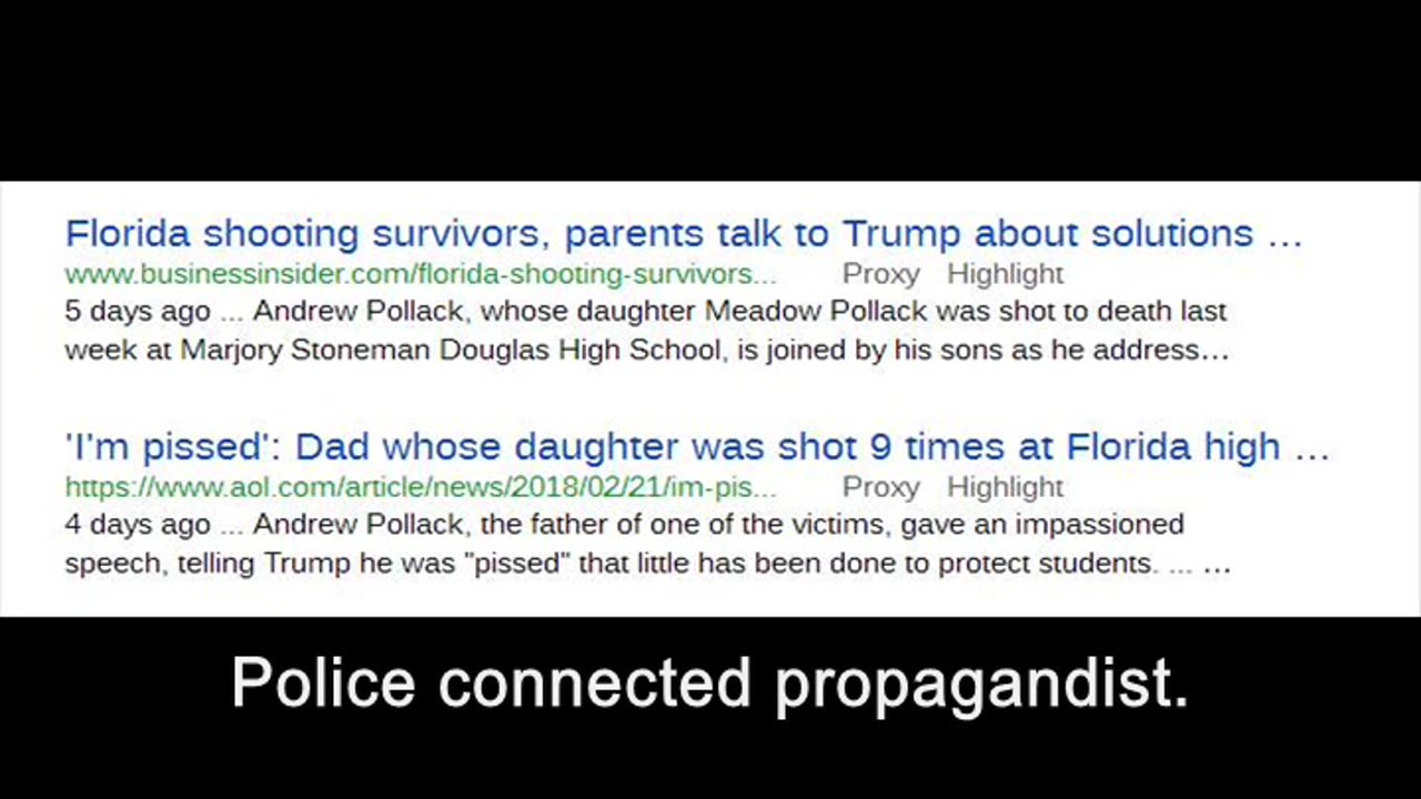The FAKE Death of Meadow Pollack - Stoneman School "Massacre" Con. See for yourself.