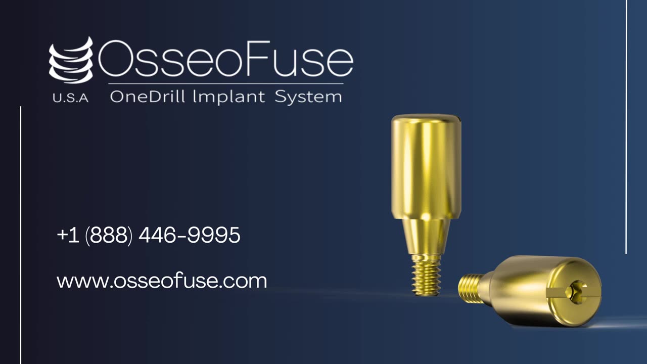 Abutment dental implant * Call (888) 446-9995 | OsseoFuse