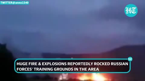 Massive Fire, Explosions At Military Base In Crimea; Kyiv’s Sinister Plot After Kerch Bridge Attack?