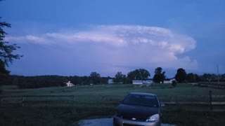 Blue Sky and Lightning! Crazy Missouri Weather Part 1