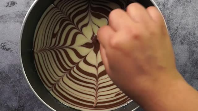 Zebra cake recipe tasty and yummy